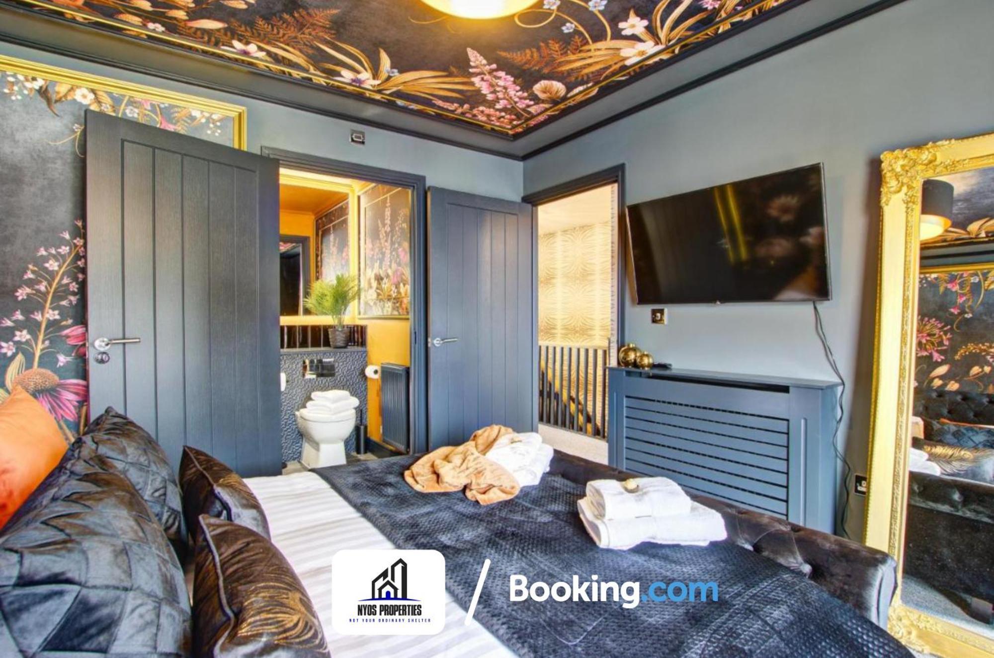 3 Bedroom Home By Nyos Properties Short Lets & Serviced Accommodation Manchester With Garden 외부 사진
