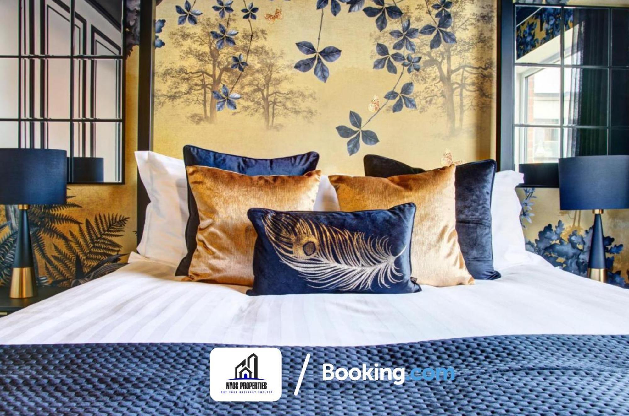 3 Bedroom Home By Nyos Properties Short Lets & Serviced Accommodation Manchester With Garden 외부 사진